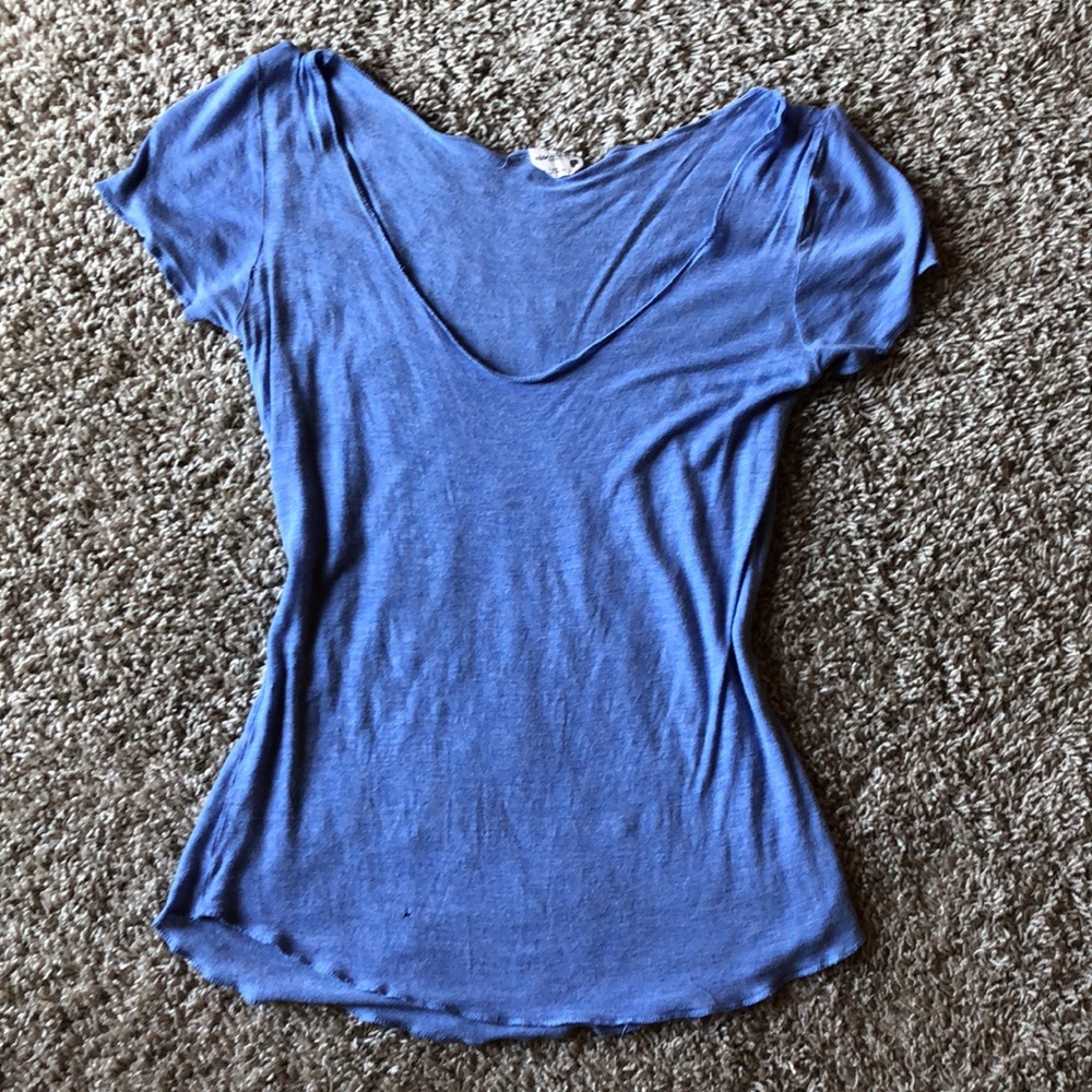 Essentials by full tilt Blue Short Sleeve top